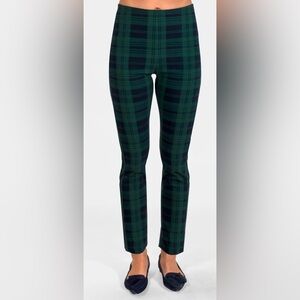 GRETCHEN SCOTT- Plaid High-Waisted Women's Pants